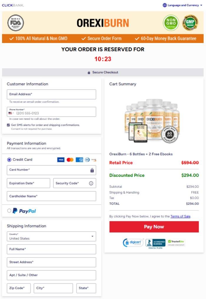 Secure checkout process protected with encrypted payment and privacy safeguards